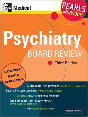 cover image of Psychiatry Board Review